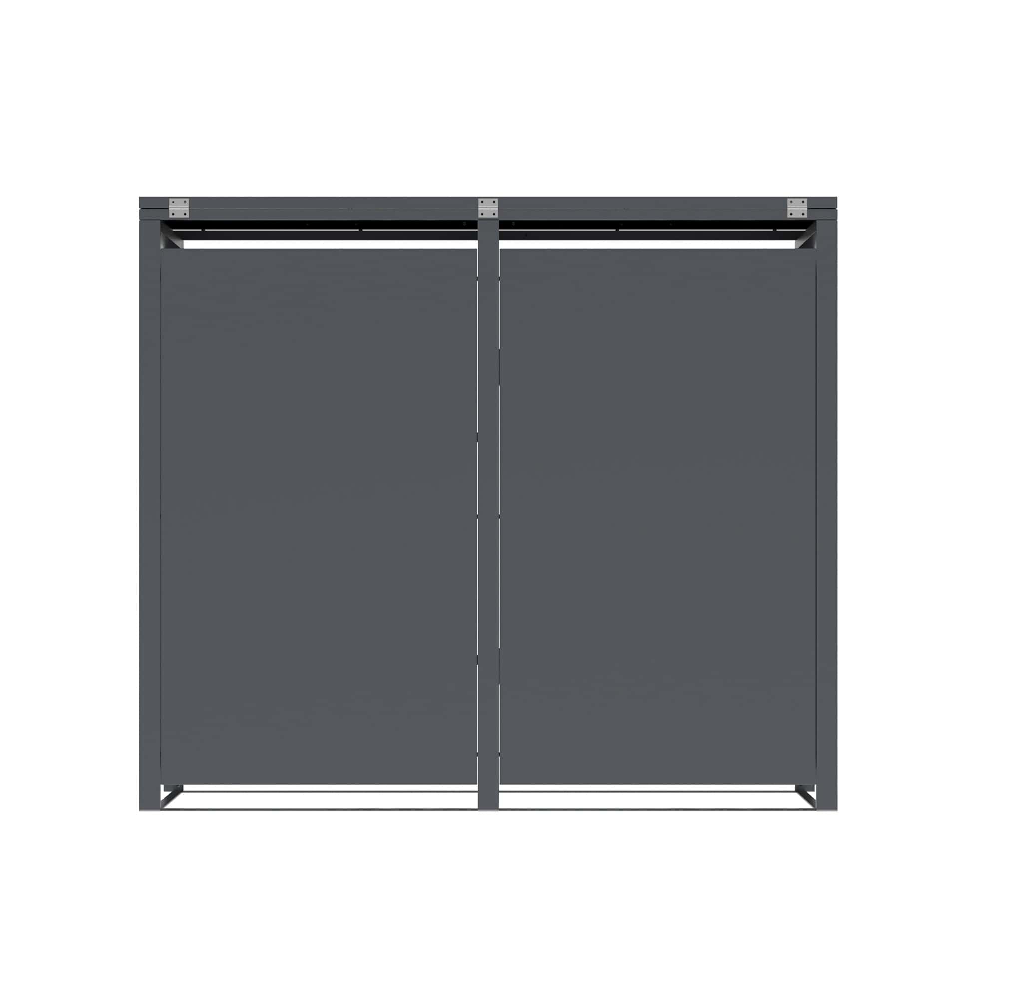 Westmann Status-2 Metalen Containerombouw voor 2 kliko's - Houtlook