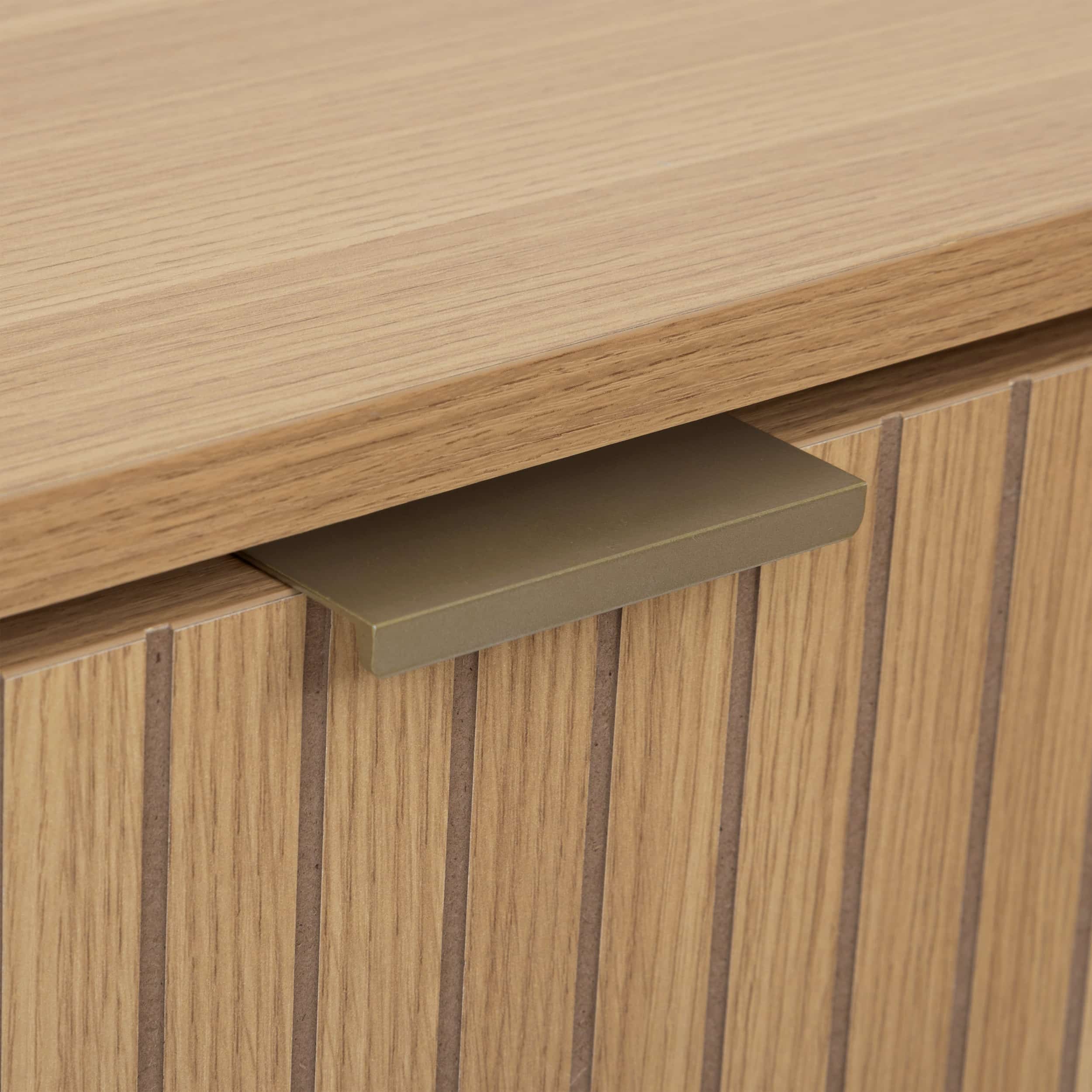 Schoenenkast Tasso 3 lades 24x63x131 cm - voor 18 paar - Bruin