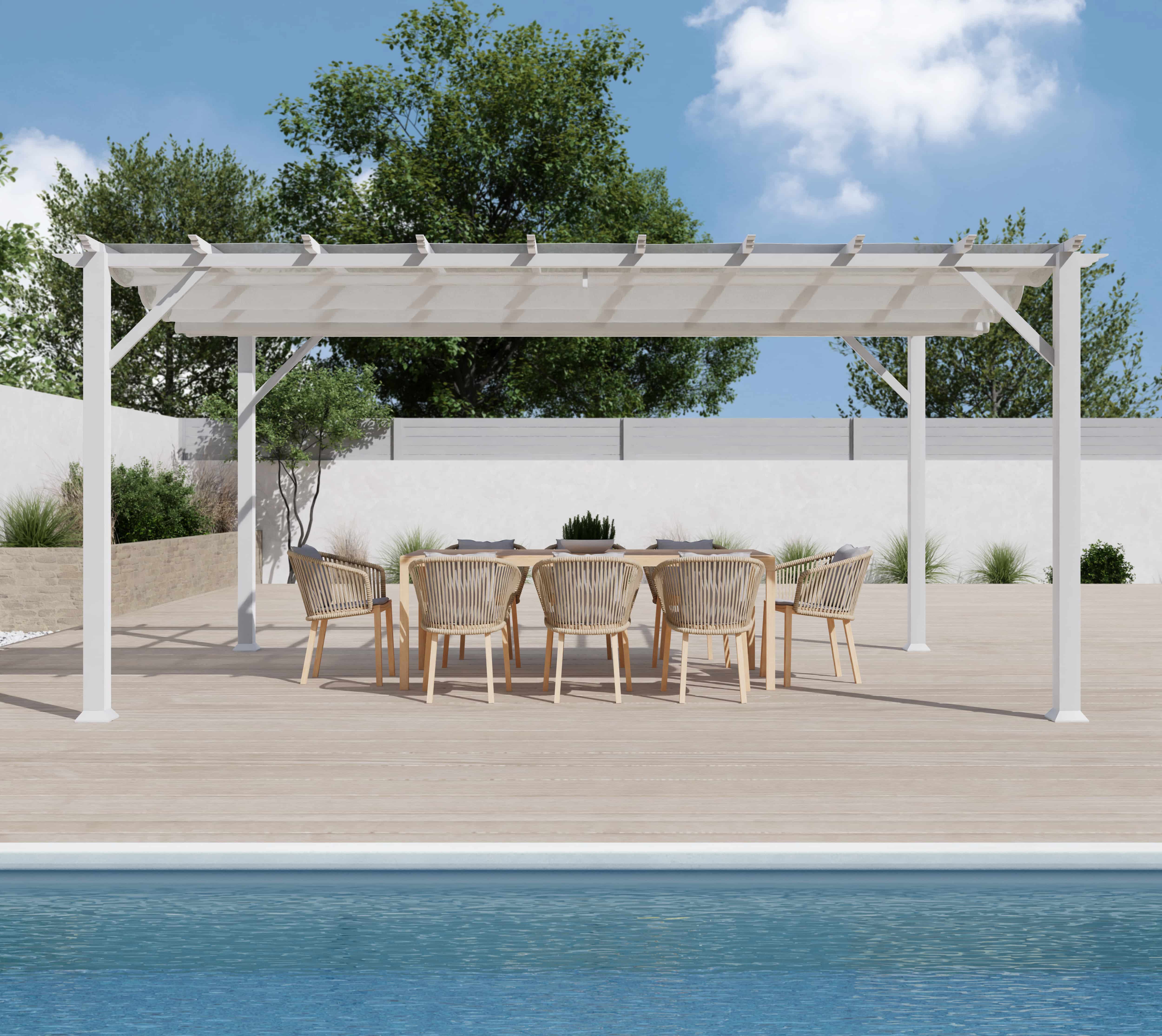 Paragon Outdoor Aluminium Paviljoen Florence 1116 - 350x505x236 cm