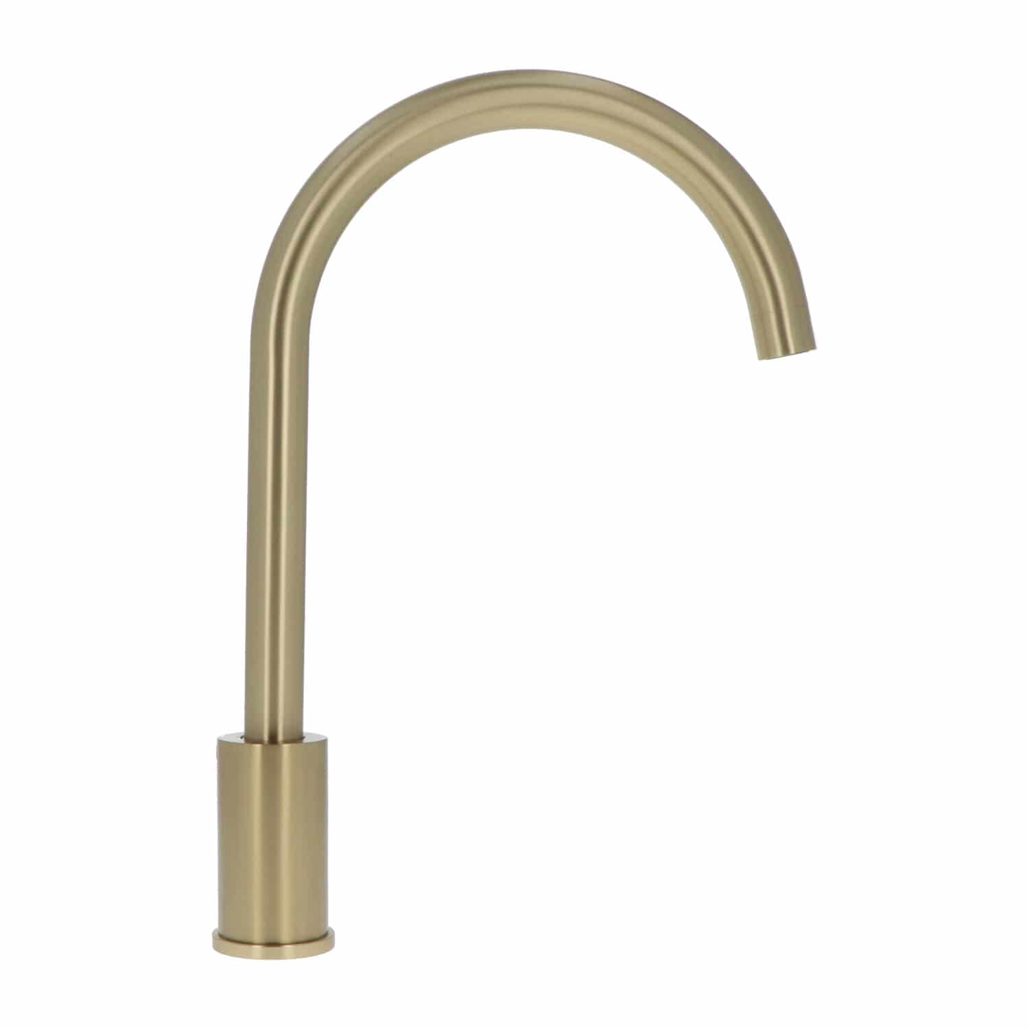 Luzzo® Iseo Keukenkraan Brushed Brass - RVS Mengkraan Keuken - Goud