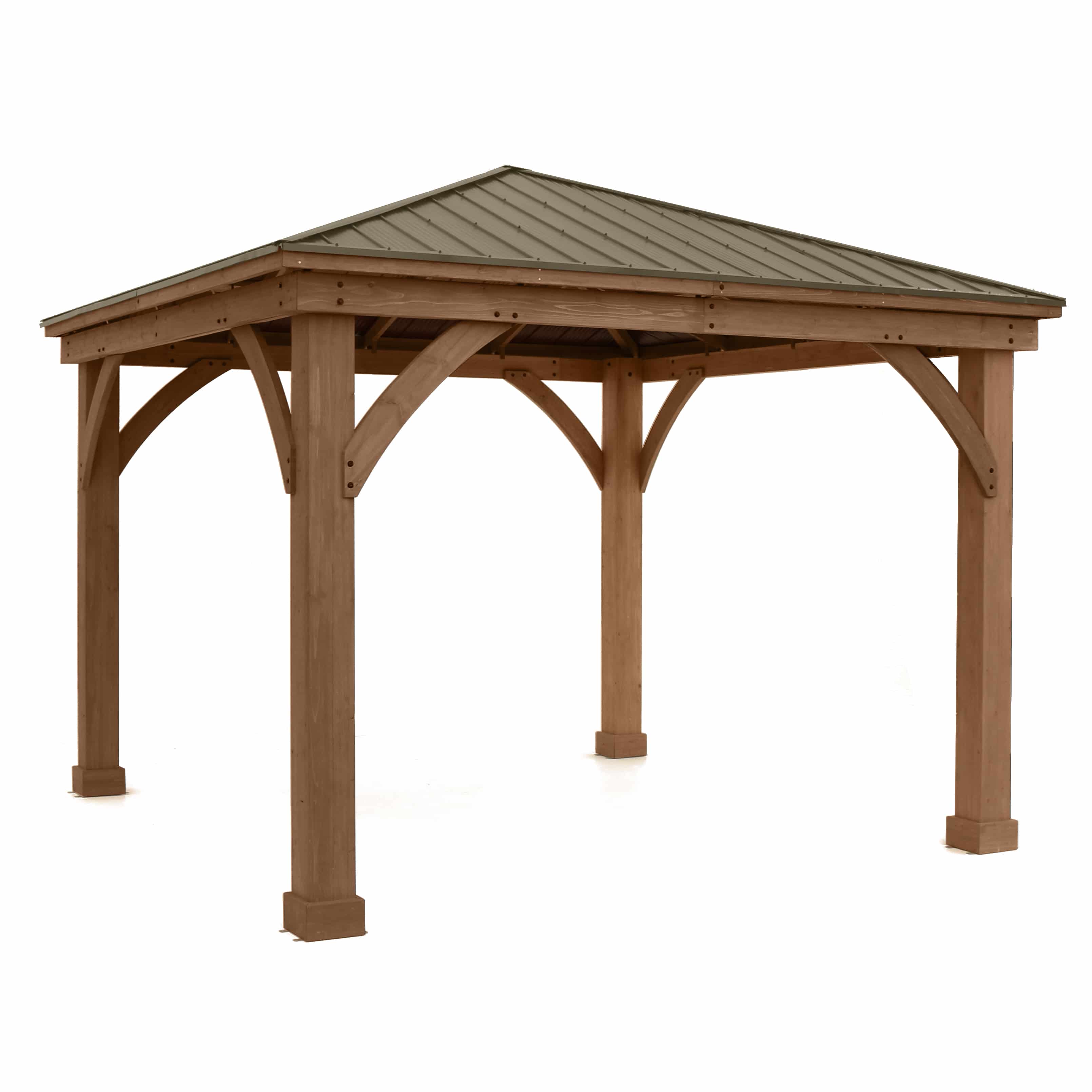 Westmann Paviljoen Yukon 1412 - 366x427x330 cm - Bruin houtlook