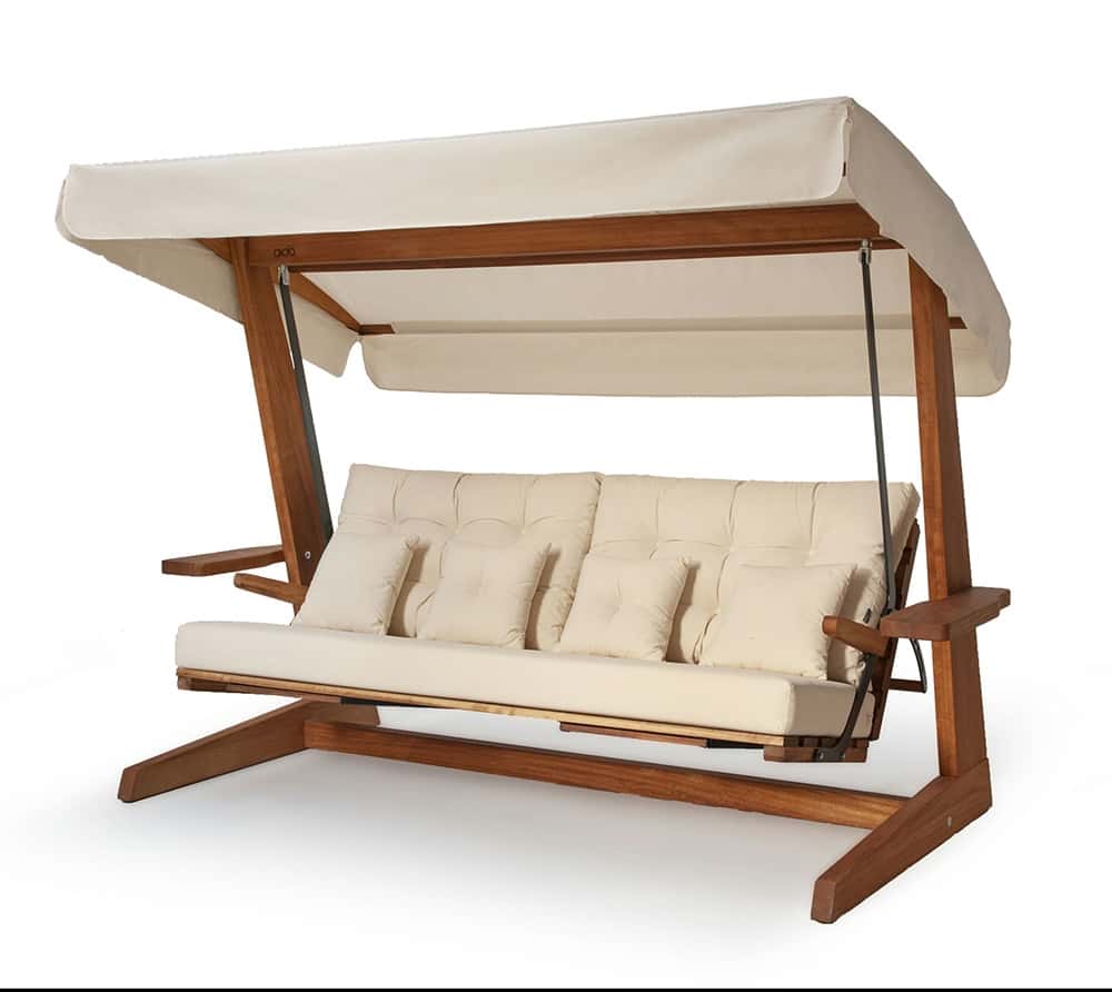 Westmann 4-persoons Houten Verandaschommel Luna 2600 - Creme