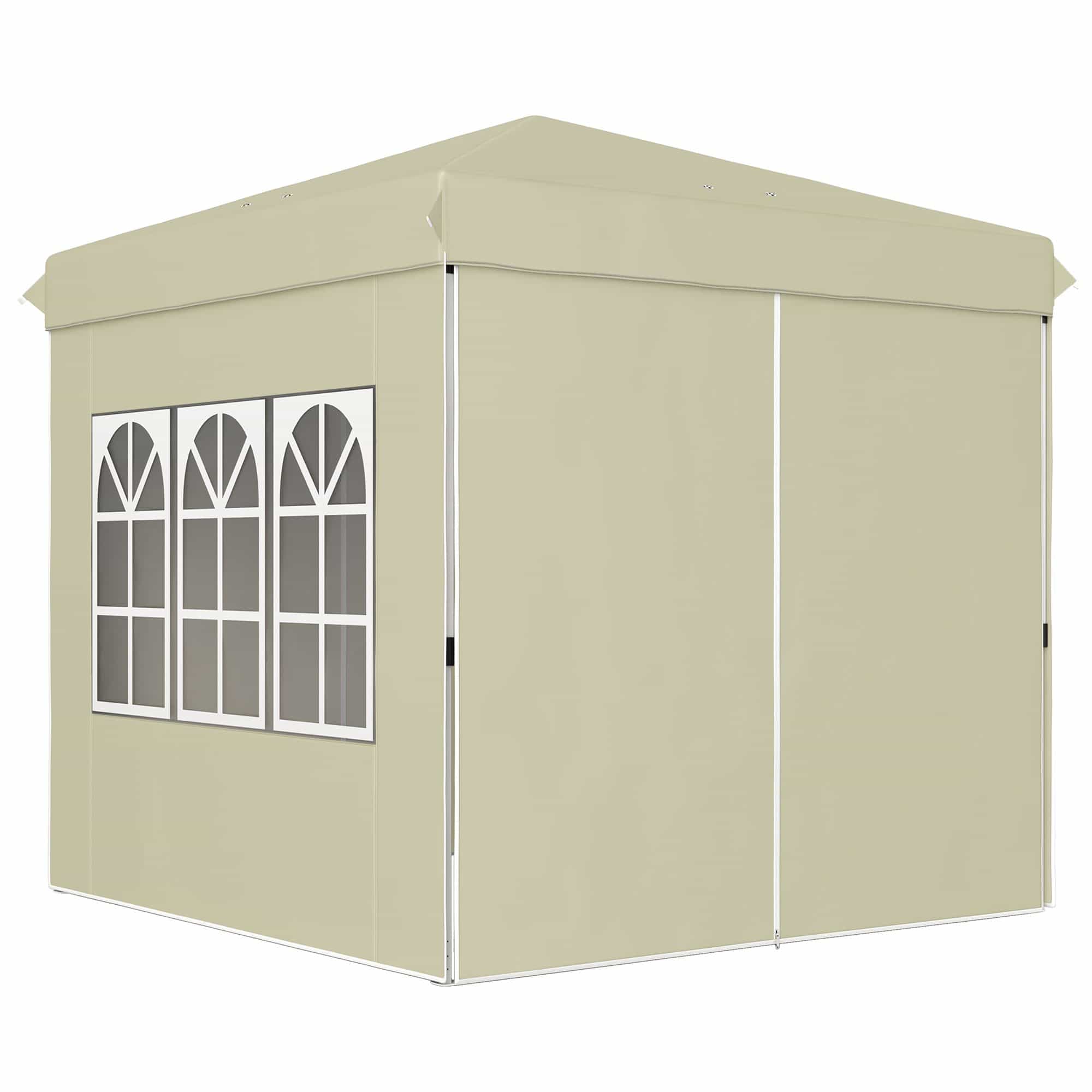 Pop-up Partytent met zijwanden 250x250 cm - Creme Pop-up Partytent met zijwanden 250x250 cm - Creme
