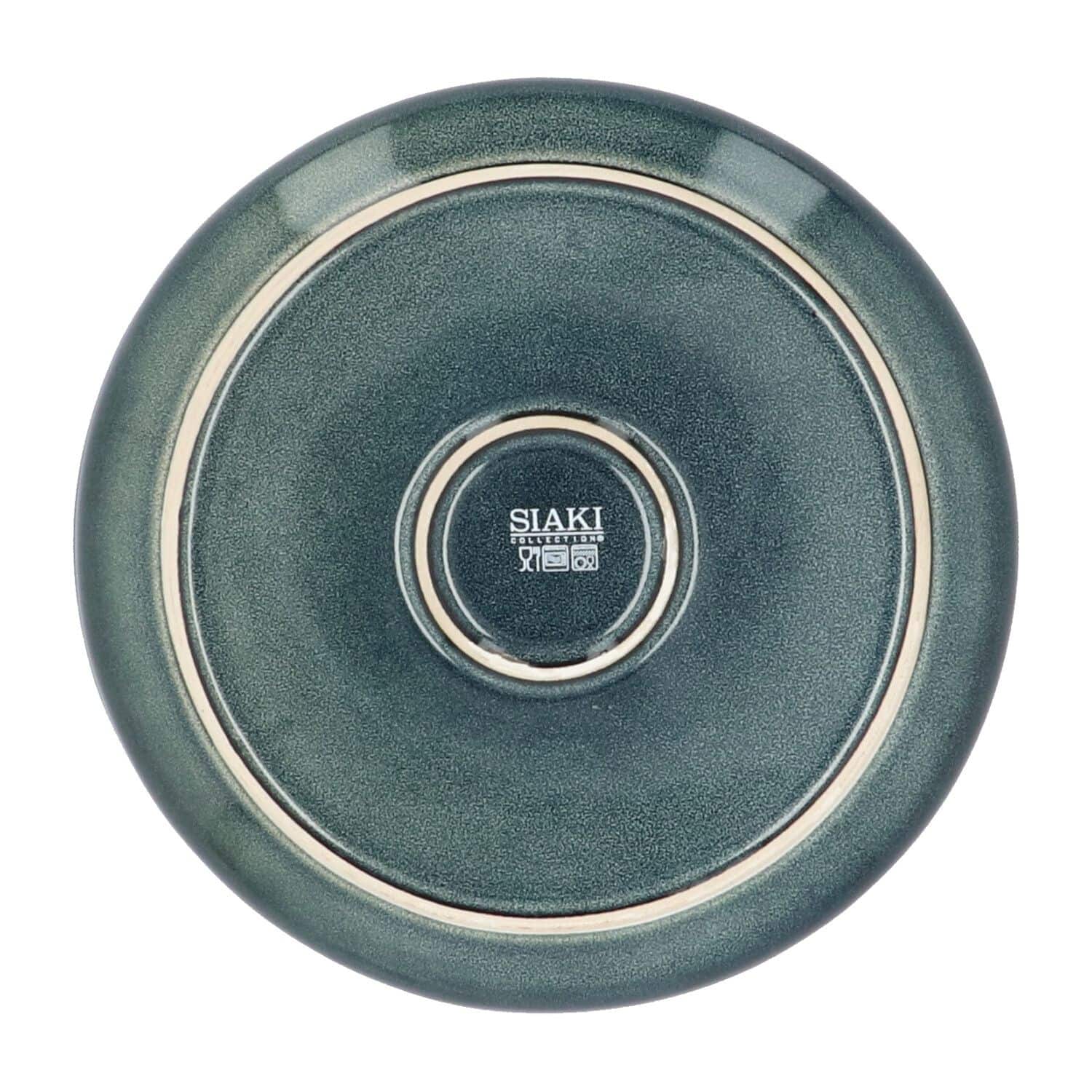 Servies 16 delig 4-persoons - Reactive Glaze - Blauw