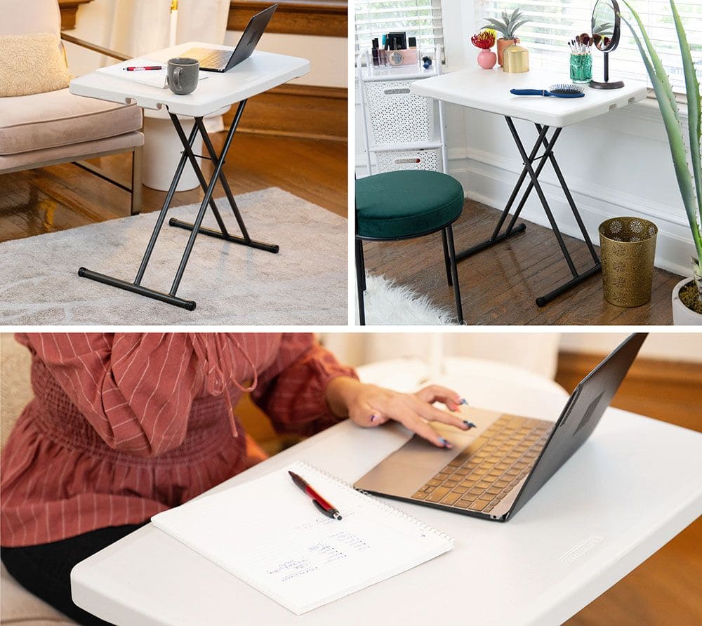 Lifetime® Opvouwbare Campingtafel Bijzettafel Hoogte Verstelbaar - 49x76x53 cm Lifetime® Opvouwbare Campingtafel Bijzettafel Hoogte Verstelbaar - 49x76x53 cm