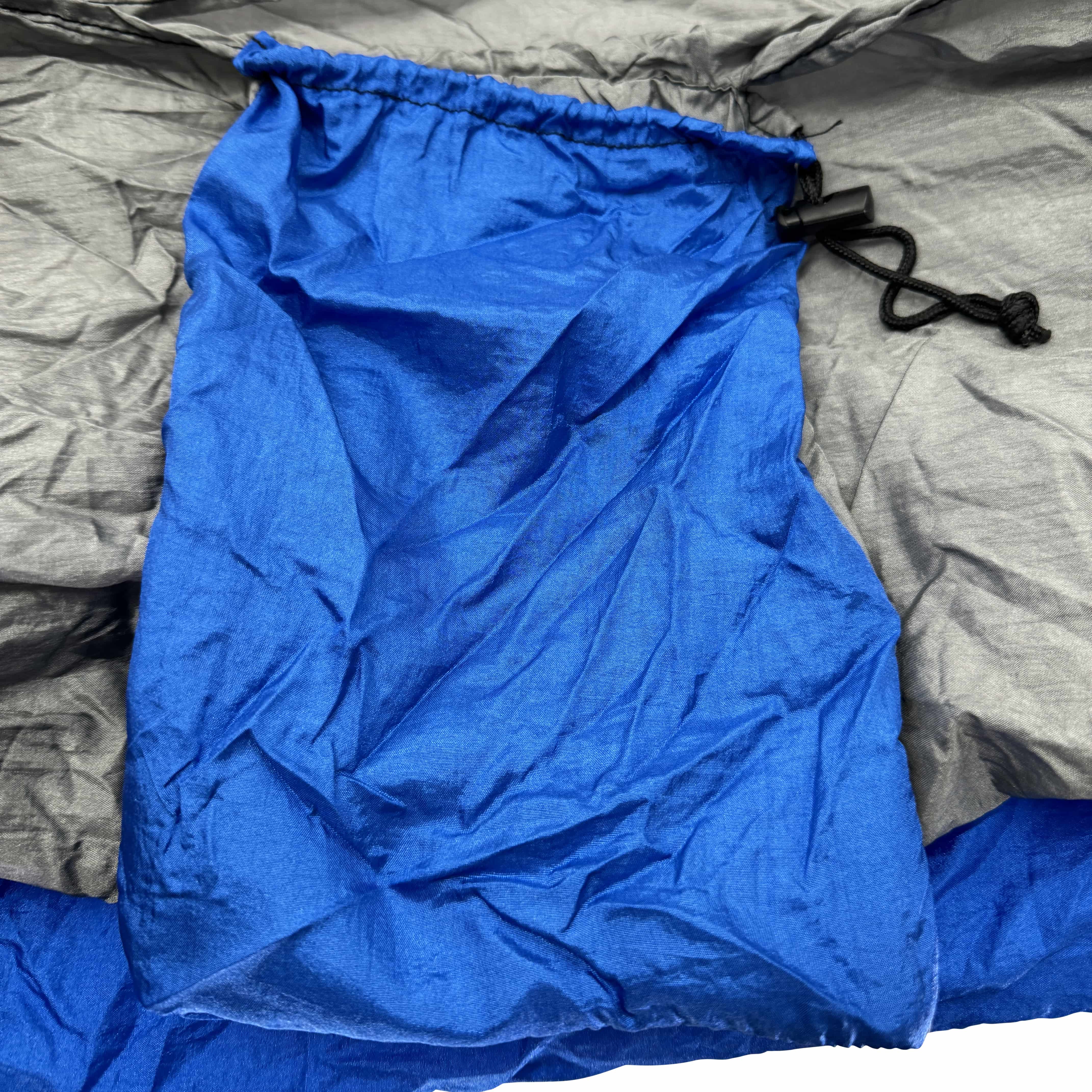 4gardenz Nylon Hangmat Blauw 270x150 cm met ophangset - max. 200 kg