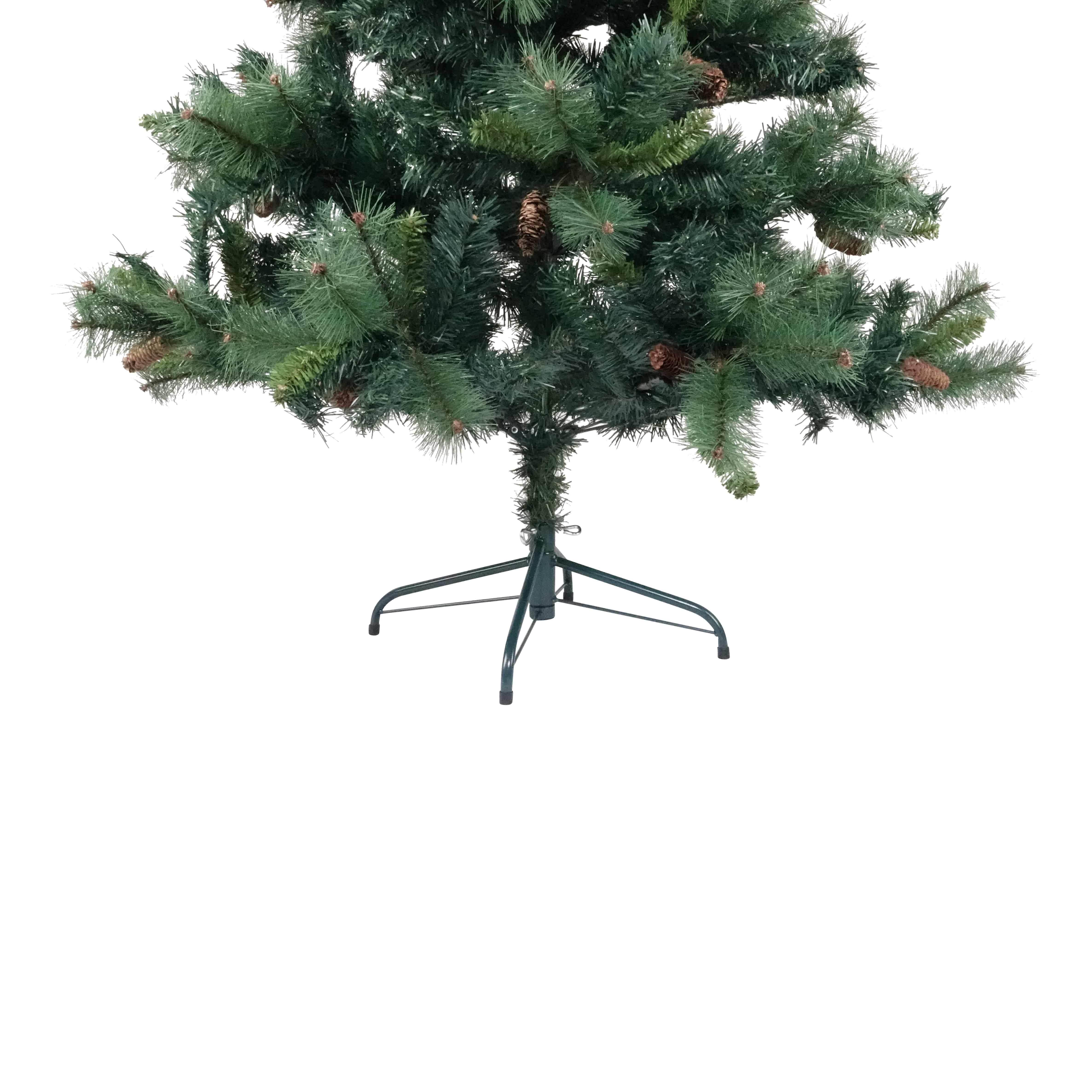 4goodz Royal Majestic Spar - Kerstboom met Dennenappels 210 cm