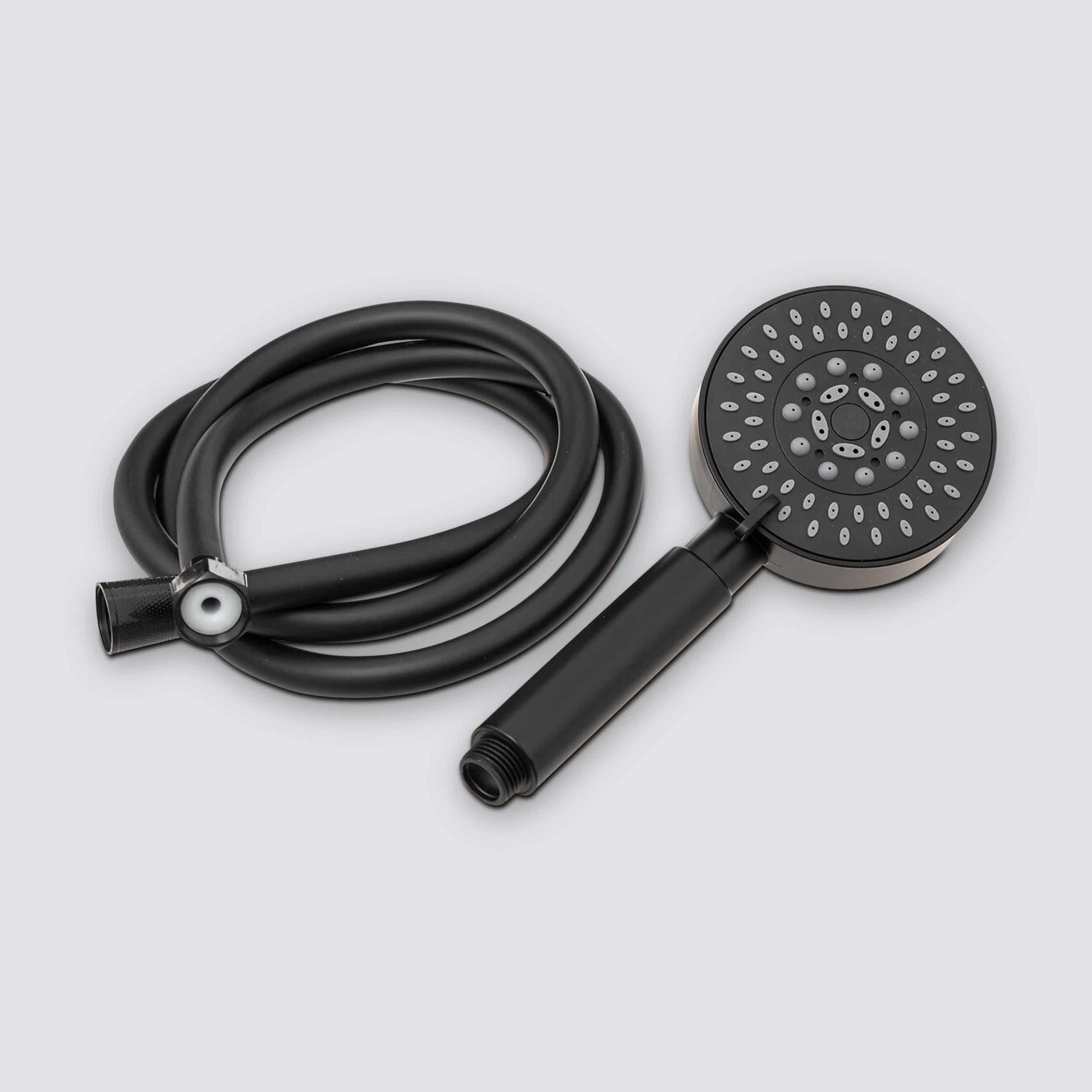 5Five® Handdouche 5 standen met Doucheslang zwart 5Five® Handdouche 5 standen met Doucheslang zwart