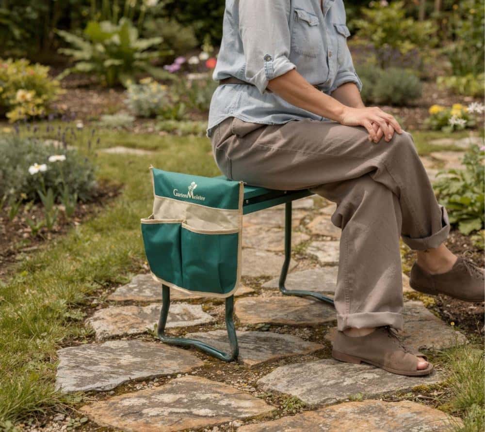 Westmann Multi Kniebank Opvouwbaar voor Tuinieren - Kniehulp tot 150 kg