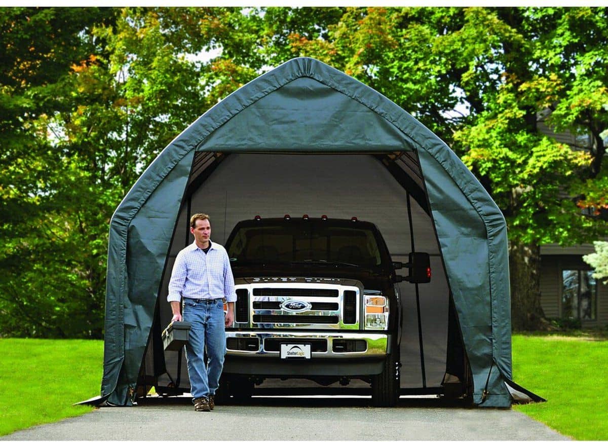 ShelterLogic® Gereedschapsschuur Folietent SL62706 - 610x390x370 cm ShelterLogic® Gereedschapsschuur Folietent SL62706 - 610x390x370 cm