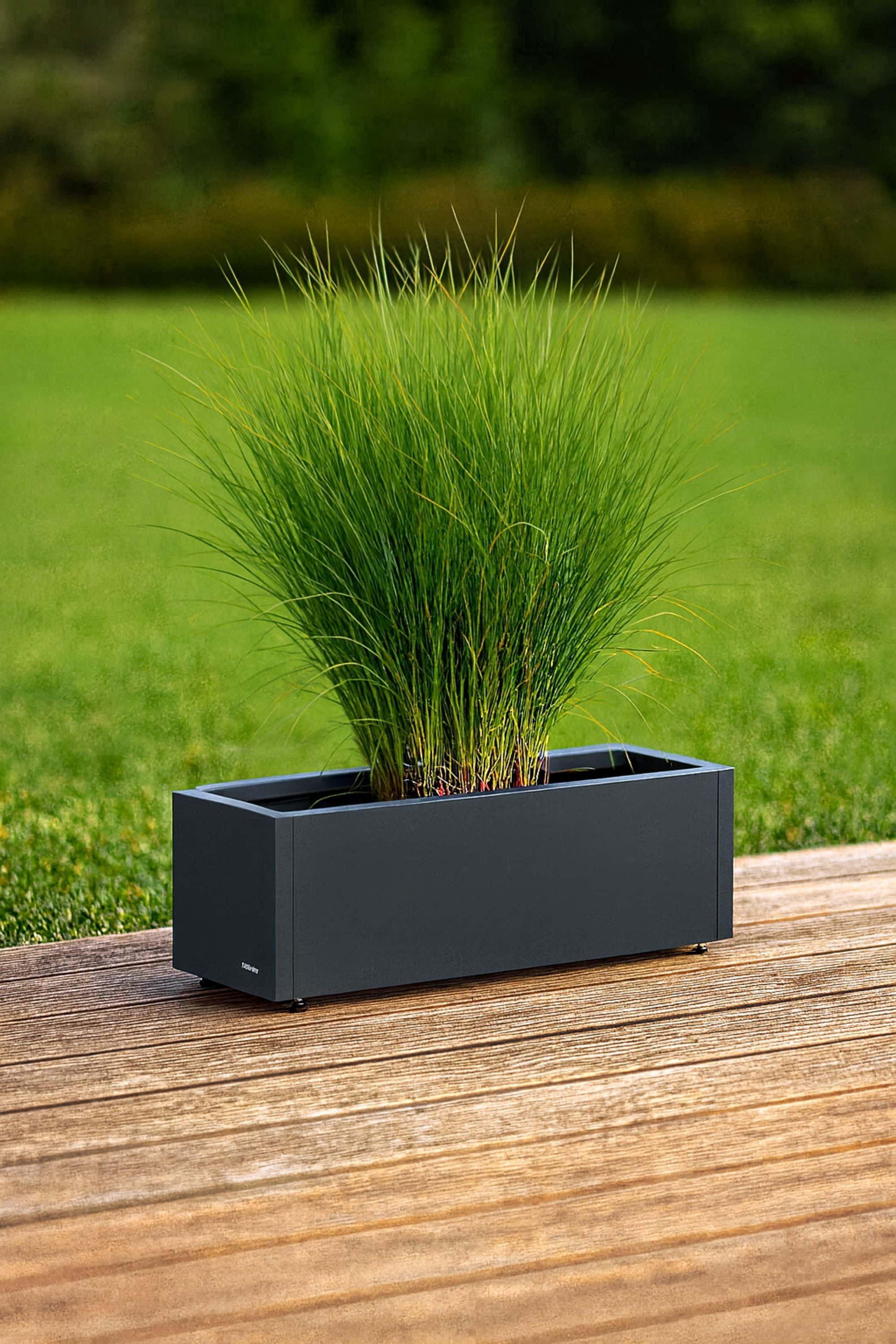 Herstera Garden Balcony M - Plantenbak Staal 80x25x25 cm - Antraciet
