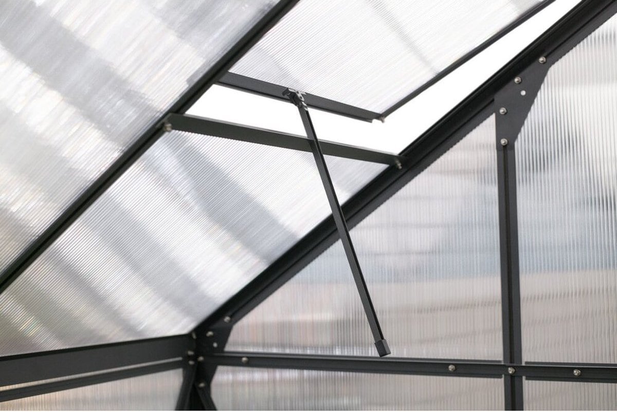 Westmann Aluminium kas Flora 66 | Antraciet | 192x192x202cm
