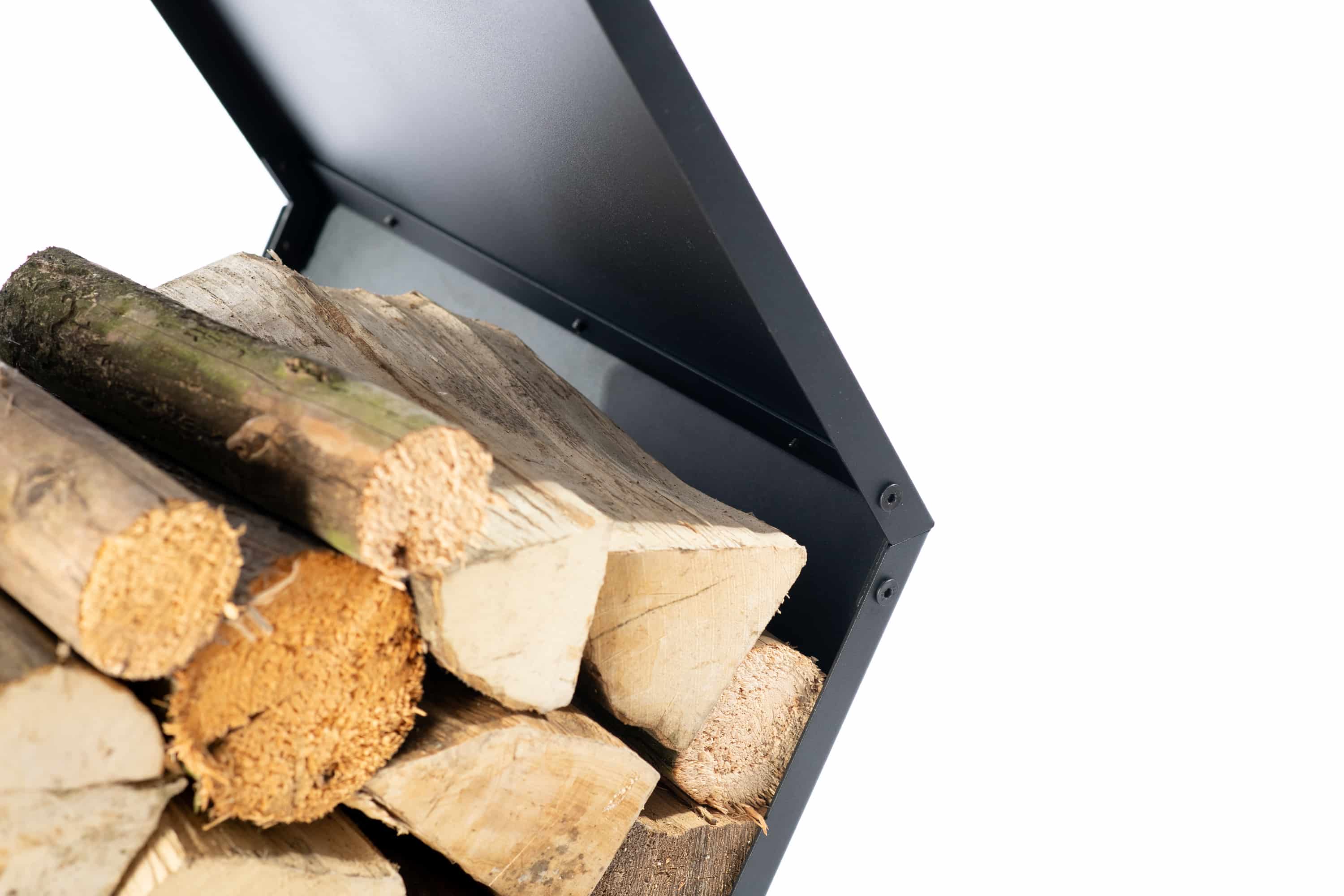 Westmann HaardHout Brandhoutrek WMLG789 - Houtopslag binnen - Zwart