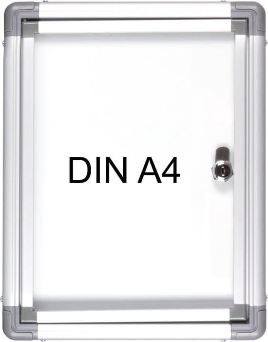 BuroMi Binnenvitrine / Mededelingenbord 1 Din A4 - incl. 4 magneten