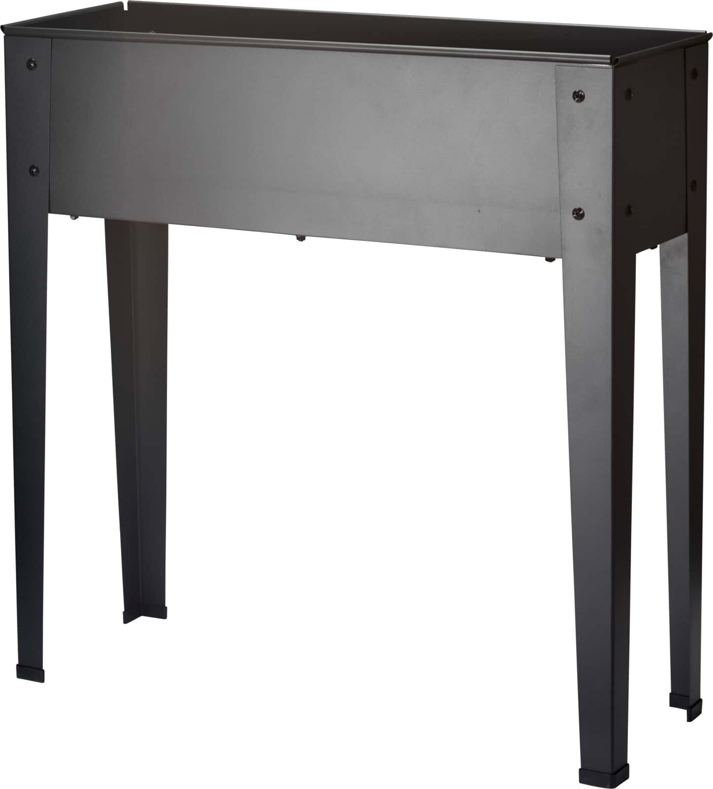 4goodz Plantenbak Hoog Staal - Verhoogd 26x75x75 cm - Antraciet