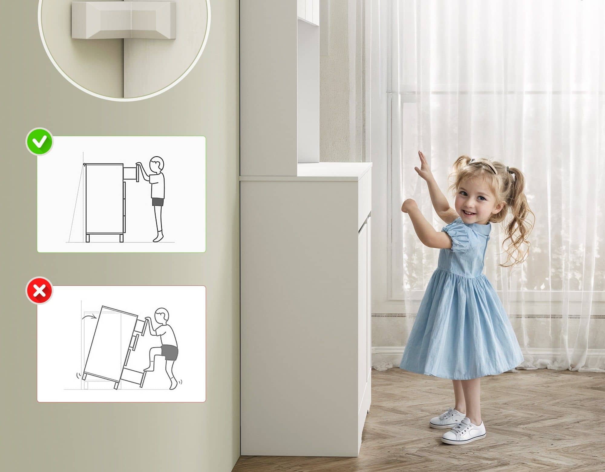 4goodz Keukenkast met Open Werkblad - Verstelbare Planken - Wit 4goodz Keukenkast met Open Werkblad - Verstelbare Planken - Wit