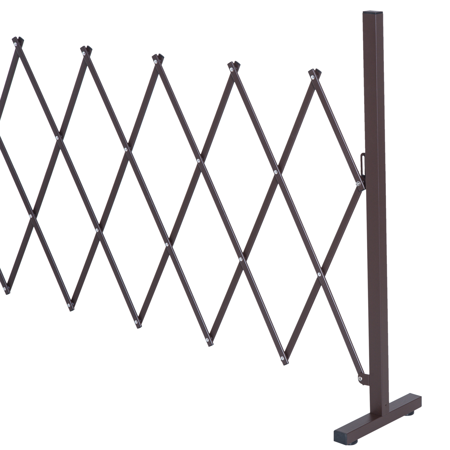 4goodz flexibel Hekwerk Uitrekbaar van 52 - 405 cm - aluminium