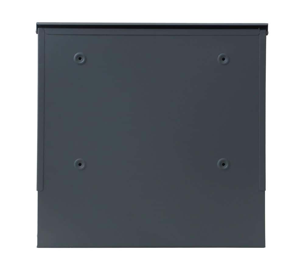 Westmann Brixa B Wandbrievenbus met krantenvak met Slot - Antraciet Westmann Brixa B Wandbrievenbus met krantenvak met Slot - Antraciet