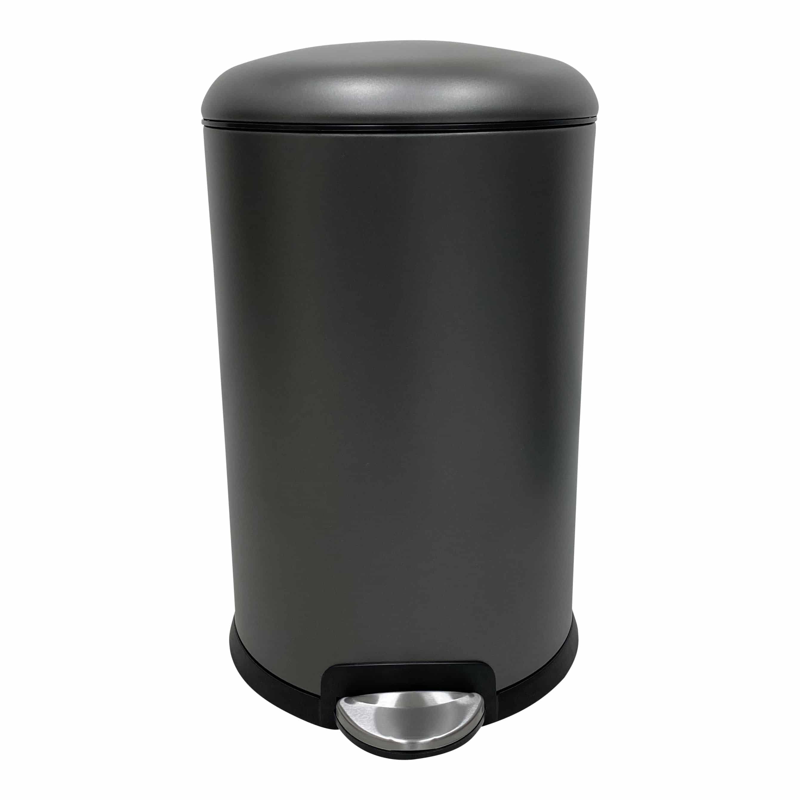 4cookz® Texas Pedaalemmer 20 liter - Soft-close Pedaal Prullenbak - Mat Grijs