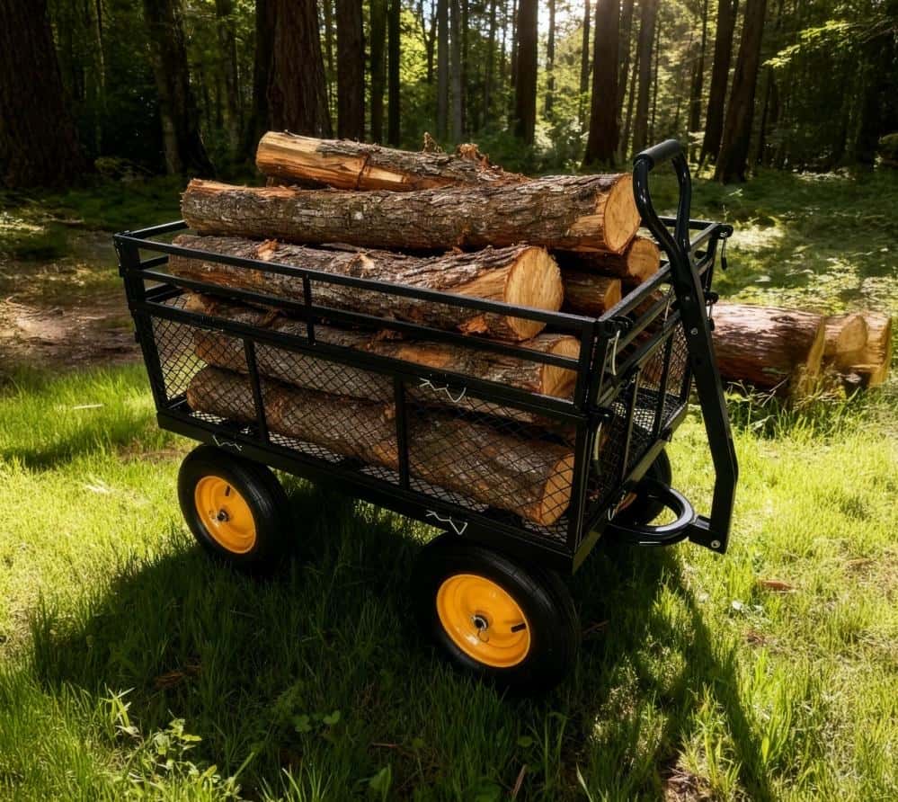 Westmann Transio - Metalen transportwagen met luchtbanden