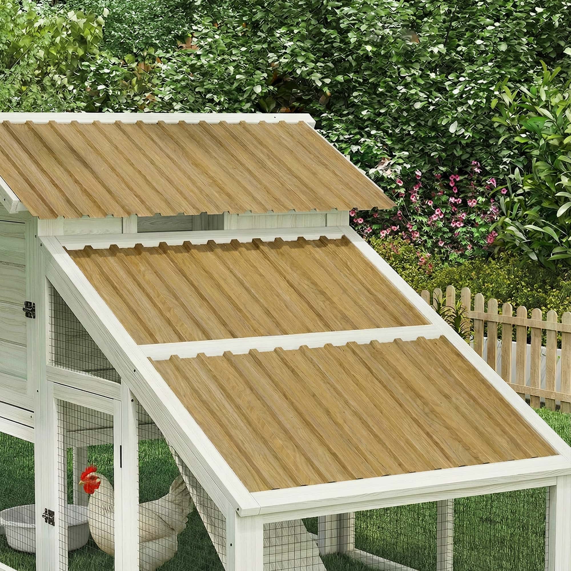 4goodz 12x Damwand Dakplaten 7m² - 129x45cm Verzinkt - Houtlook Bruin