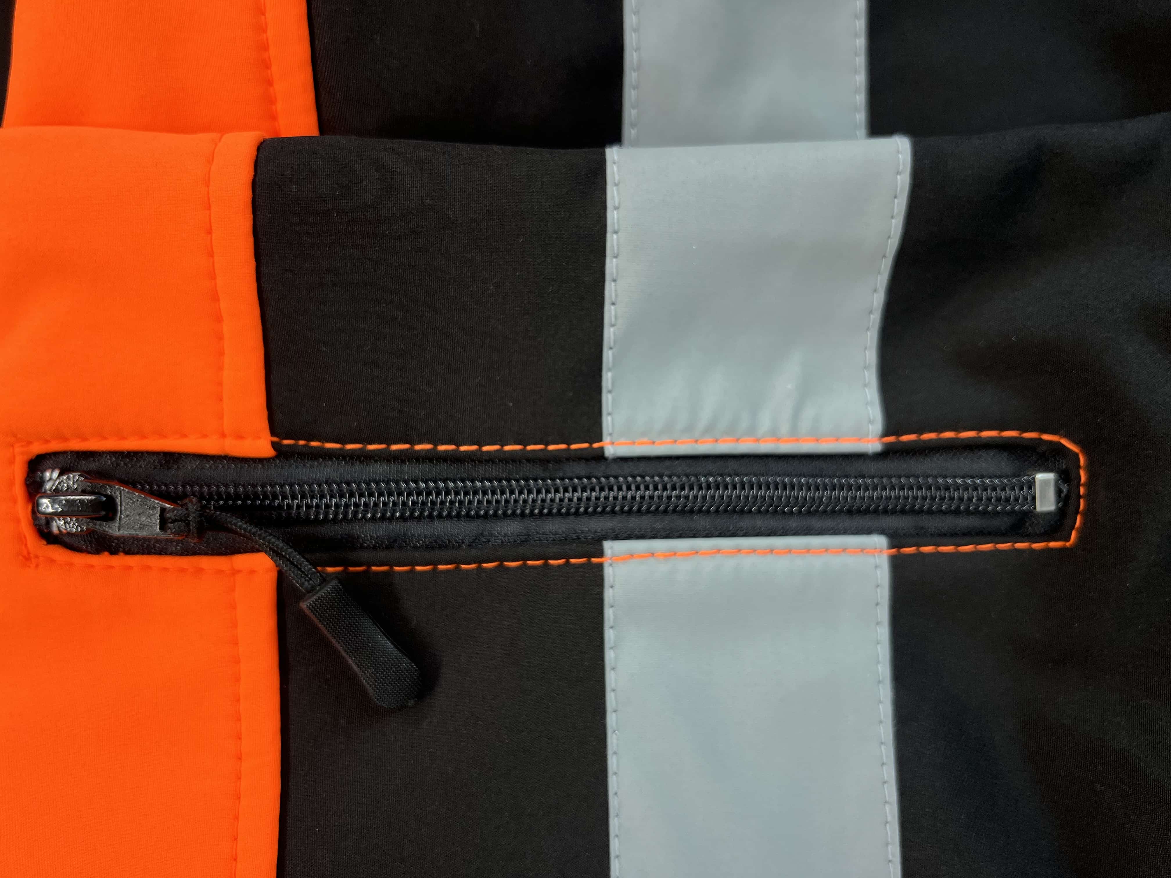 Rodopi® Winterjas Veiligheidsjas Reflecterend - Oranje/Zwart - maat XL