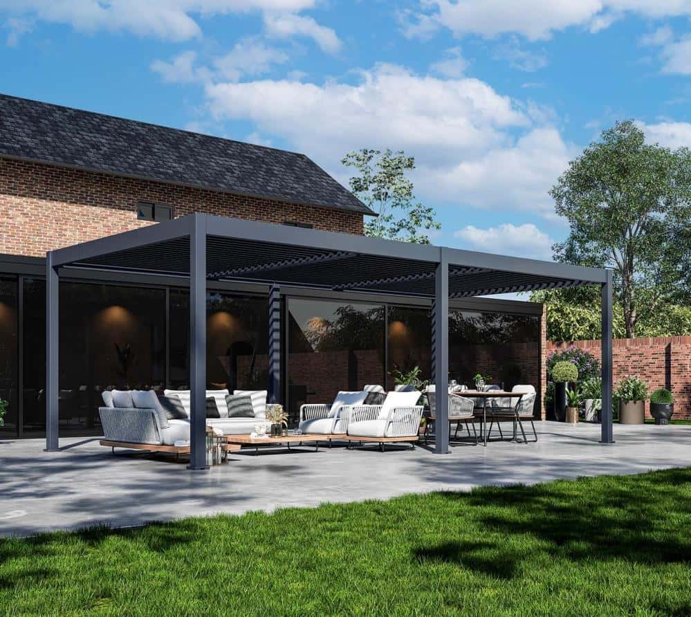 Paragon Outdoor Grand Tuscan - Aluminium Pergola met Lamellendak - 4x7 meter