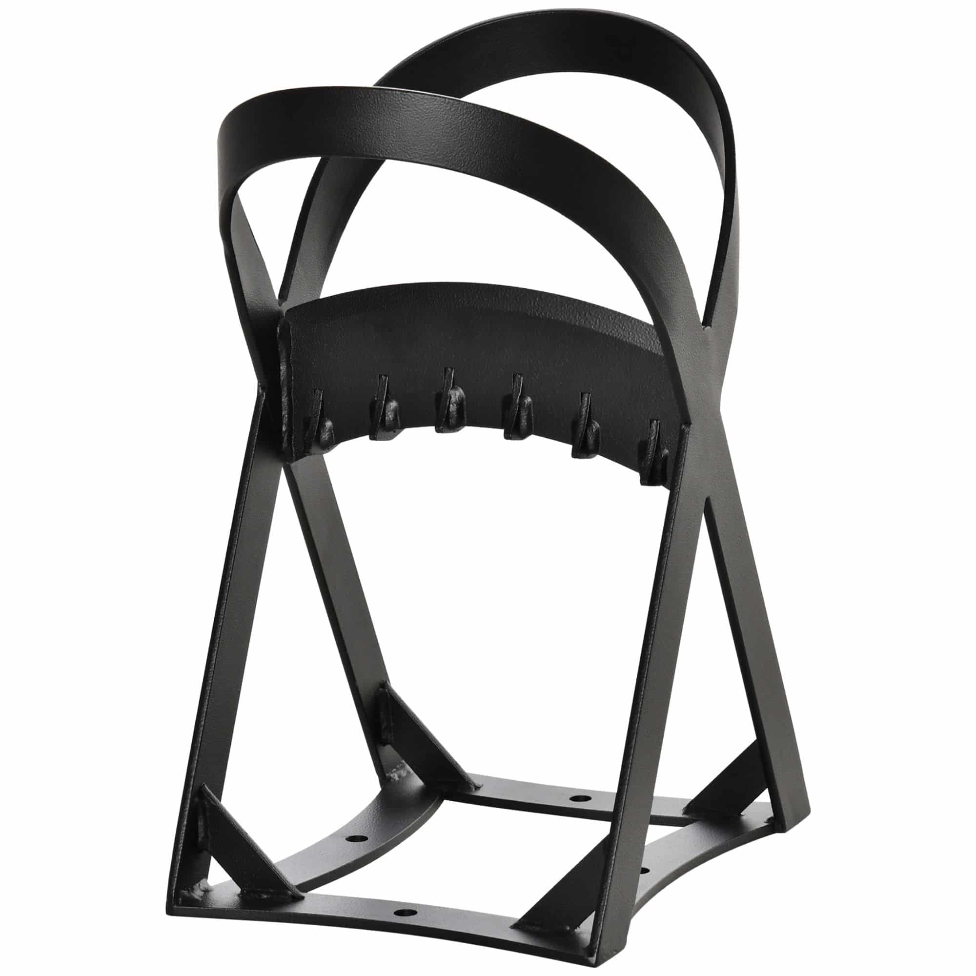 Houtklover van Koolstofstaal - Houtsplitter 20x24x 37 cm - Zwart