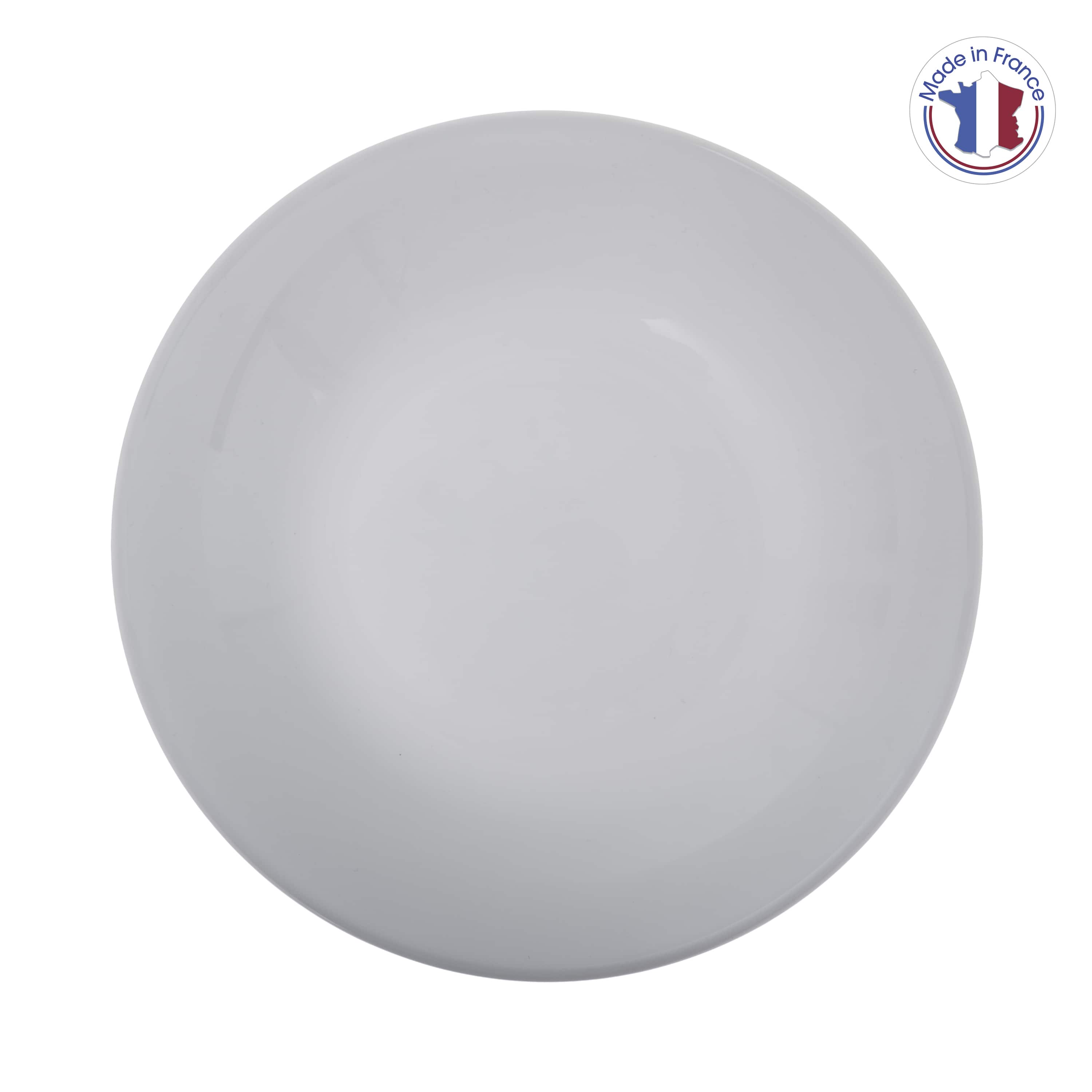 Serviesset Opaalglas Jeanne 6-persoons 18 delig - Wit