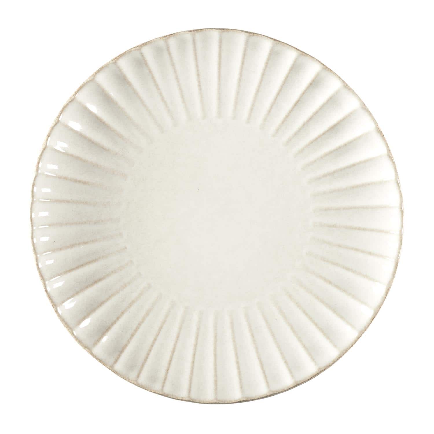 Servies 6 persoons 18-delig Vlora Stoneware Aardwerk - Creme