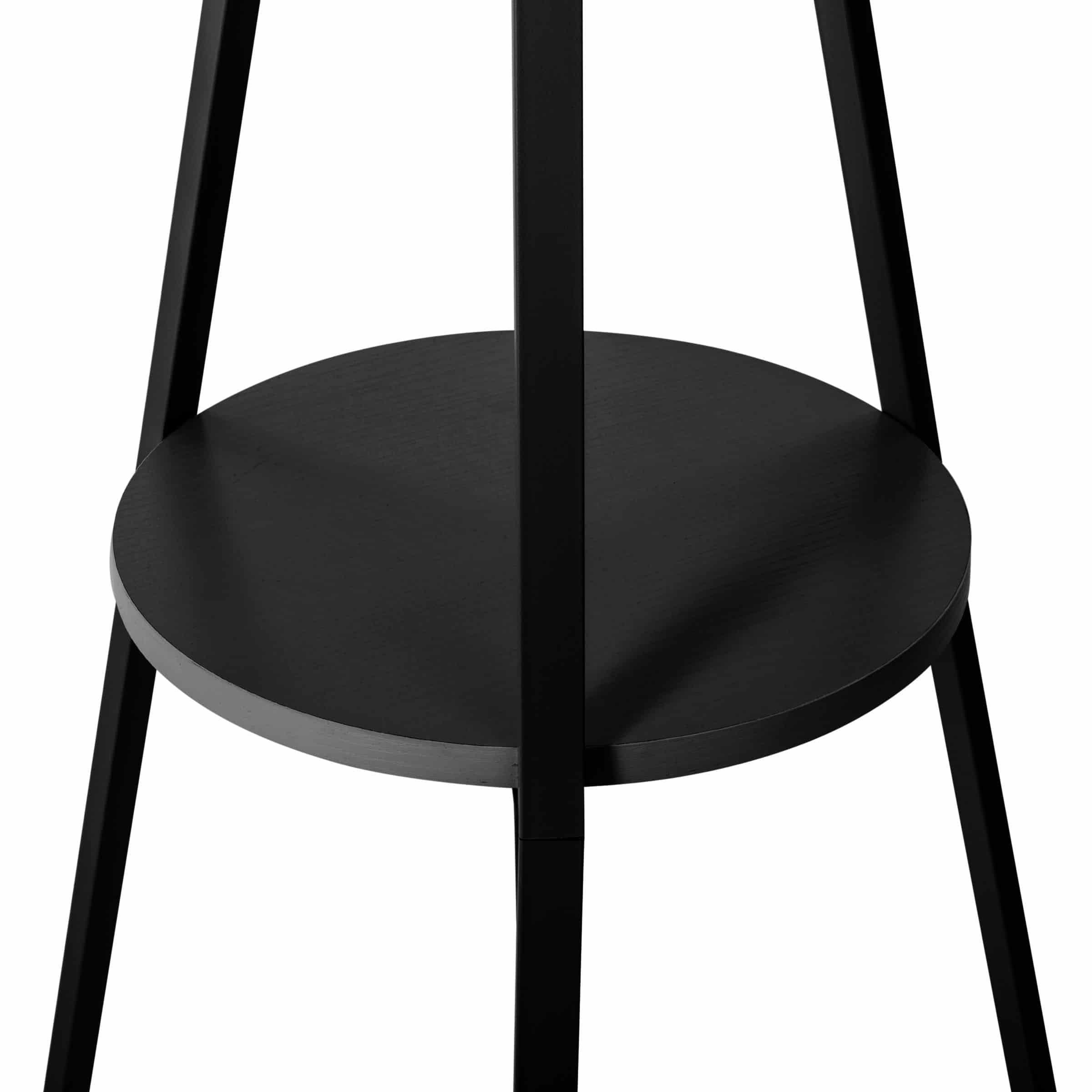 Staande kleerhanger - Kapstok 8 Haken - Zwart - 180 cm