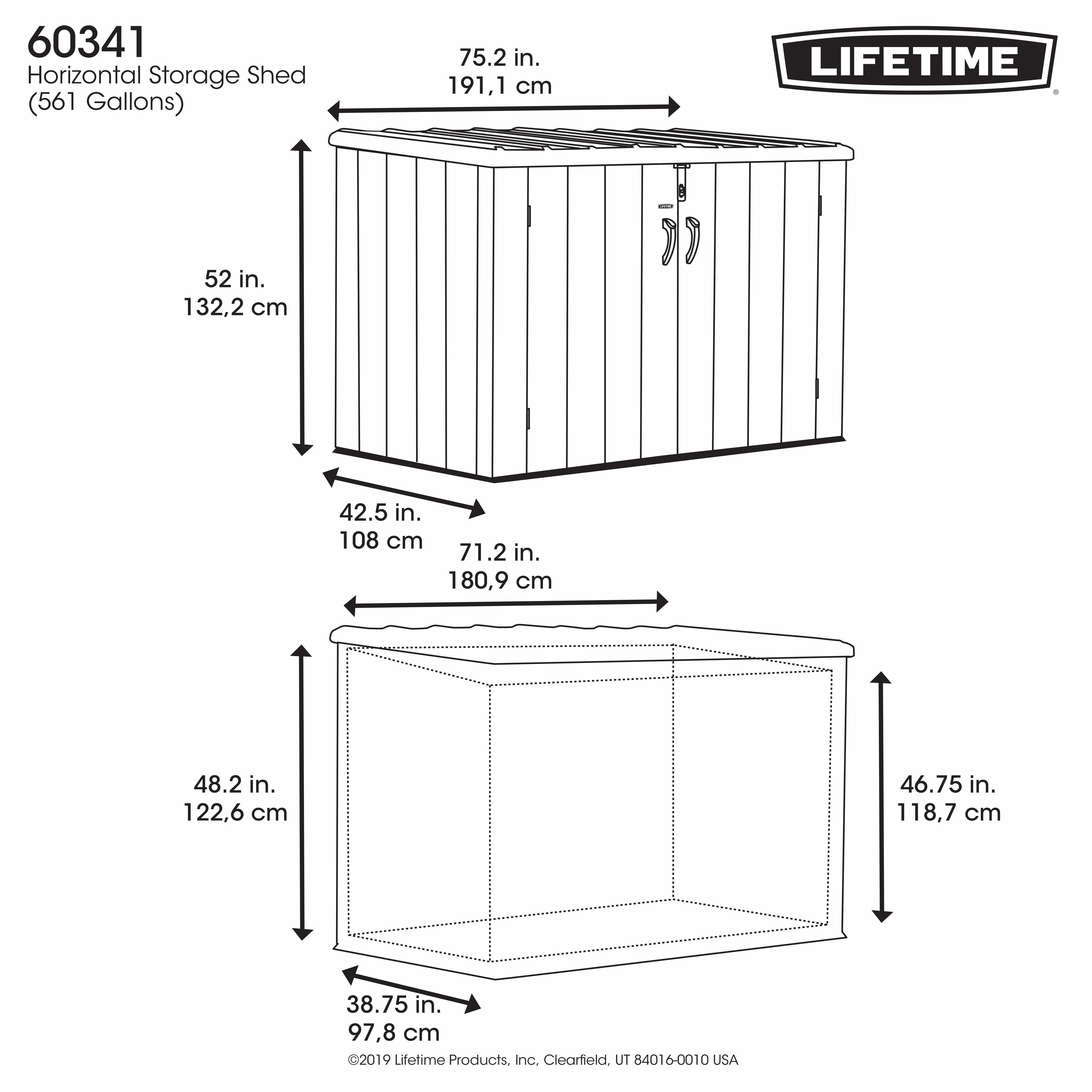 Lifetime Kunststof Containerombouw Greg - Afvalbak opslag kliko ombouw voor 3 containers - Bruin