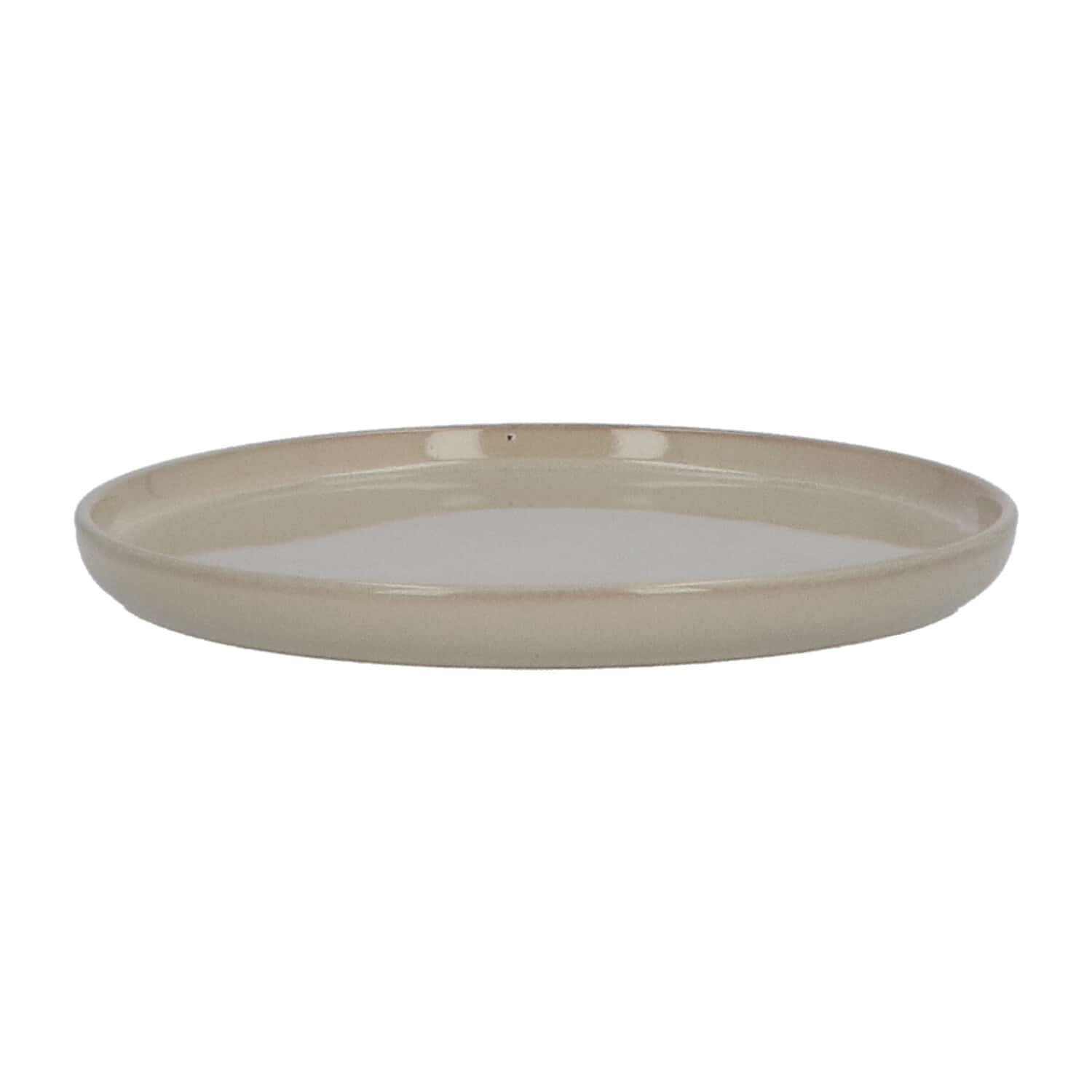 Ontbijtborden Terre set 6 stuks Geglazuurd Keramiek 21 cm - Beige