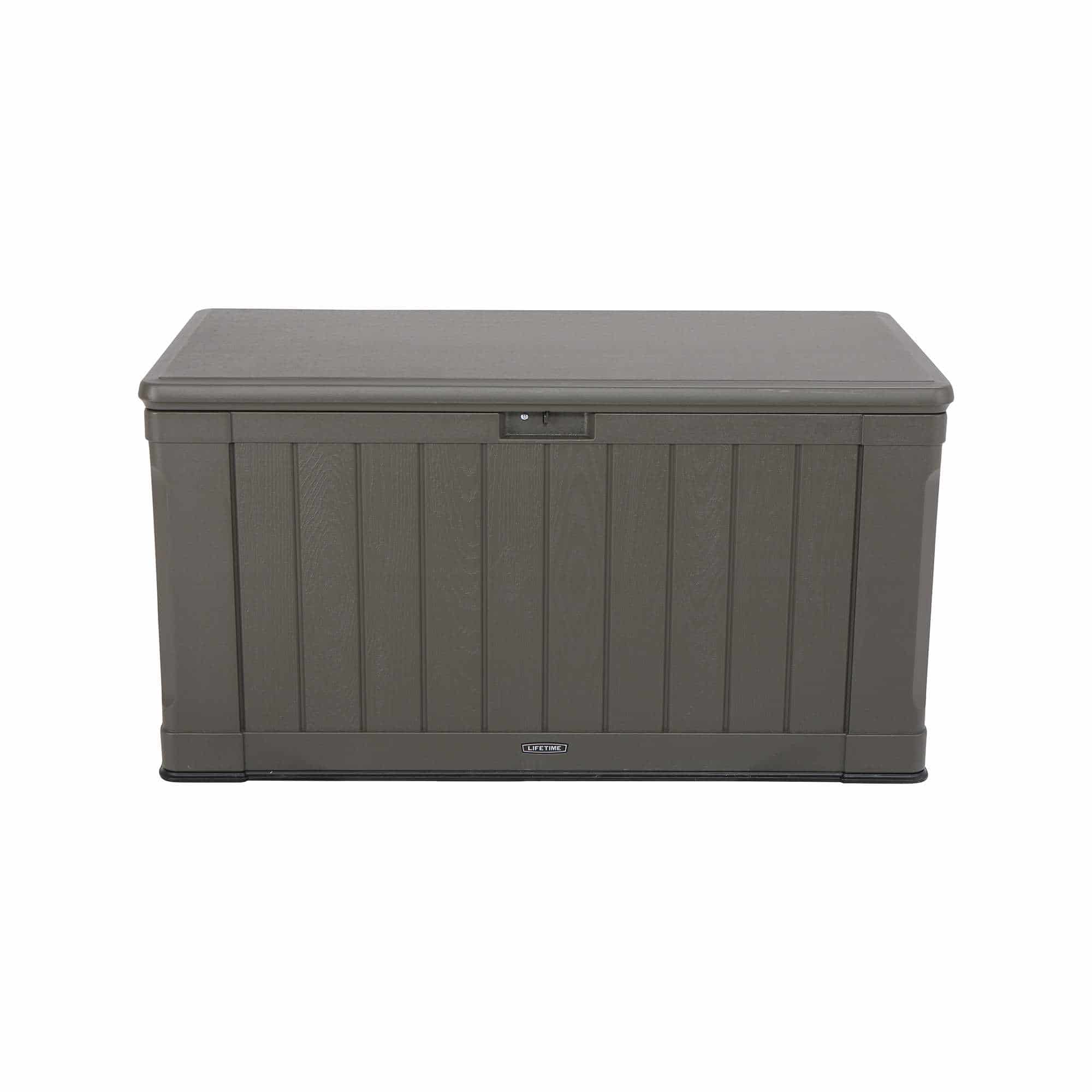 Lifetime Kunststof Kussenbox 440 liter - tuinkist 64x128x67cm - Bruin